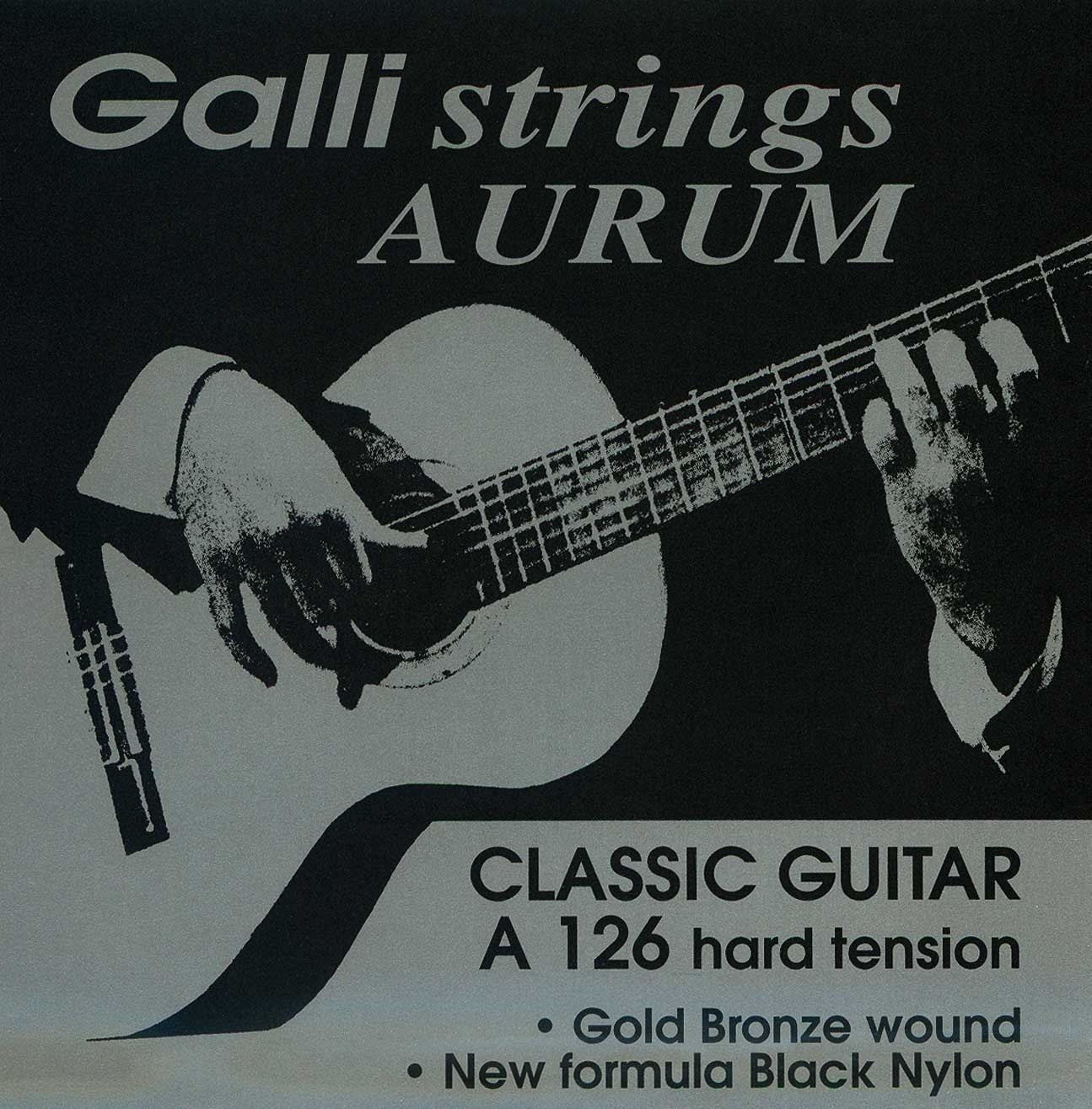 Levně Galli A126 Aurum Black Nylon Hard