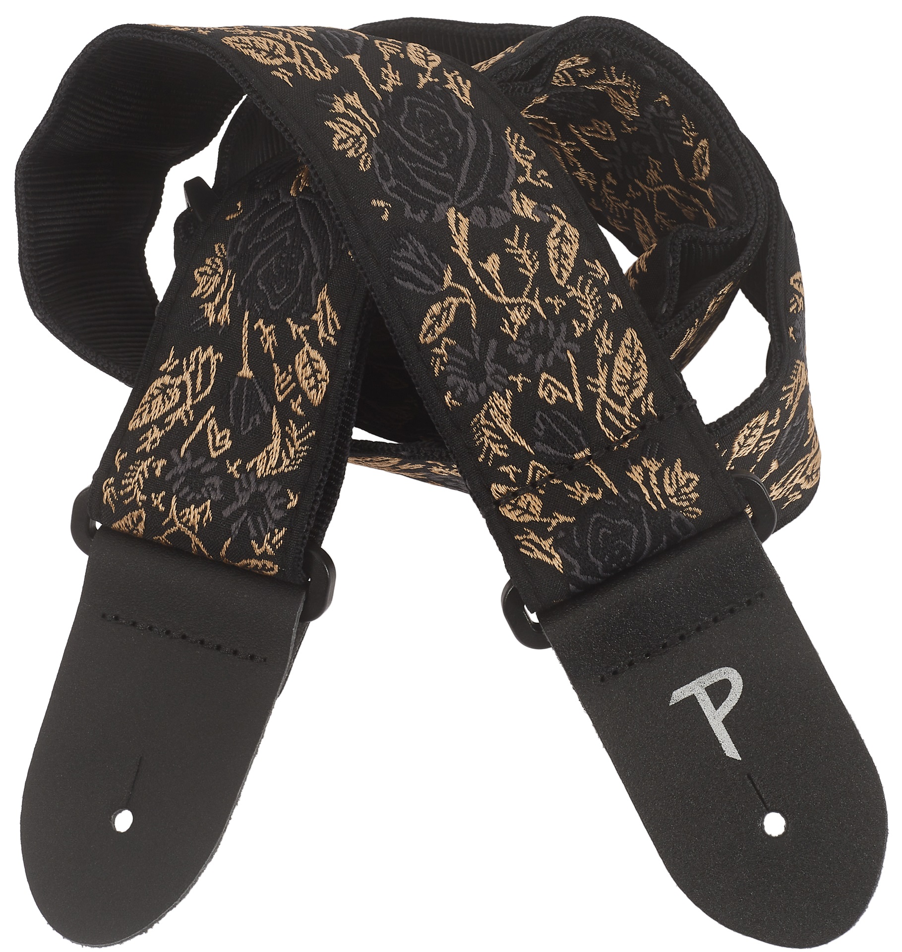 Perri's Leathers 7635 Jacquard Black/Gold Roses (obrázek 3)