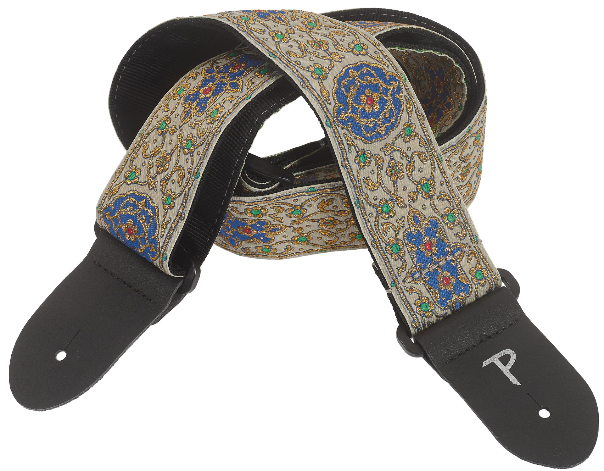 Perri's Leathers 7245 Jacquard Gray Blue Ornate (obrázek 3)