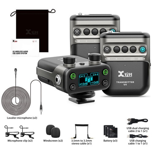 Xvive U5 Bundle, 2x Transmitter + 1x Receiver (obrázek 3)