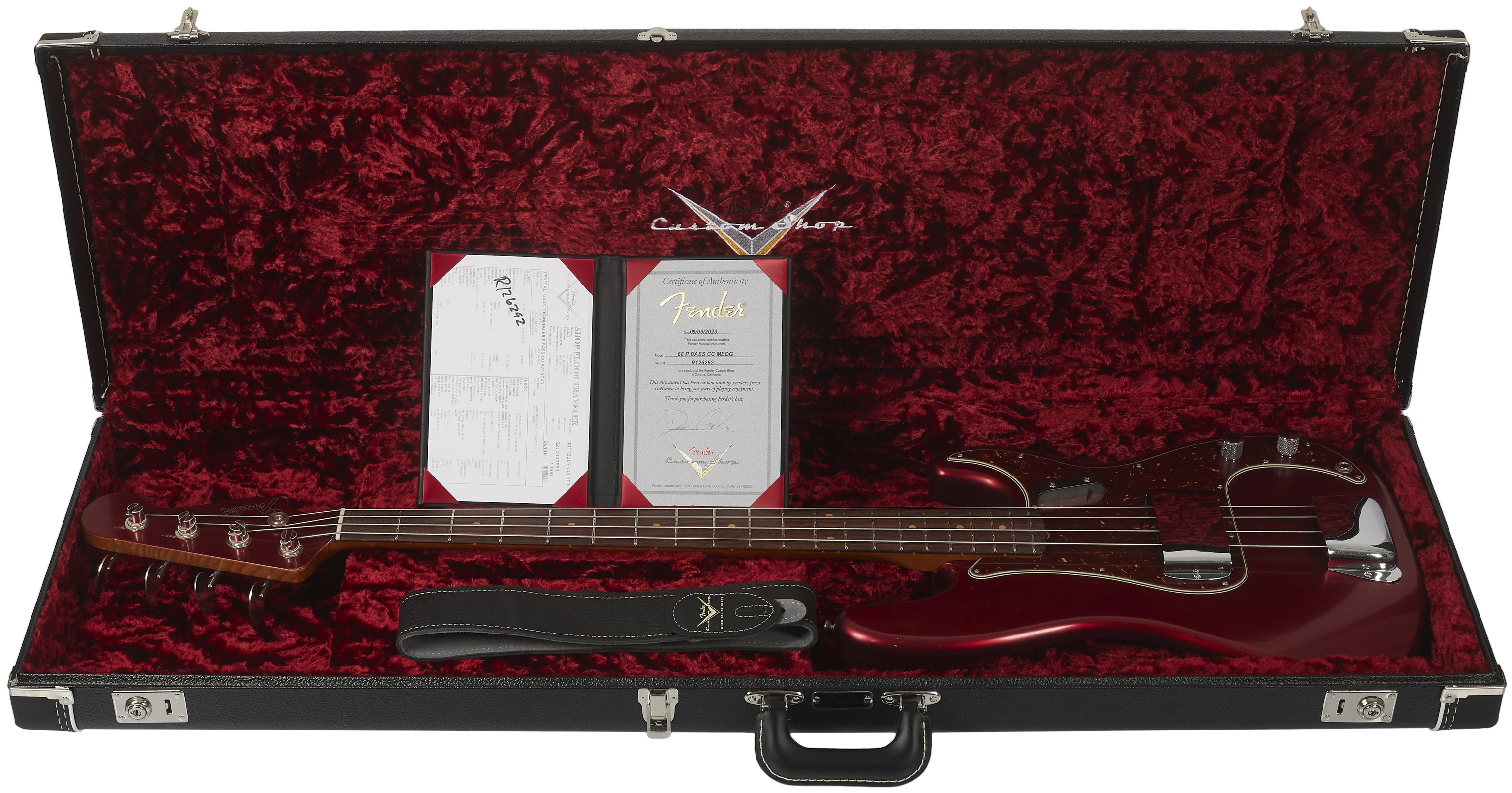 Fender Custom Shop 68 Precision Bass Masterbuilt Dennis Galuszka Close (obrázek 7)