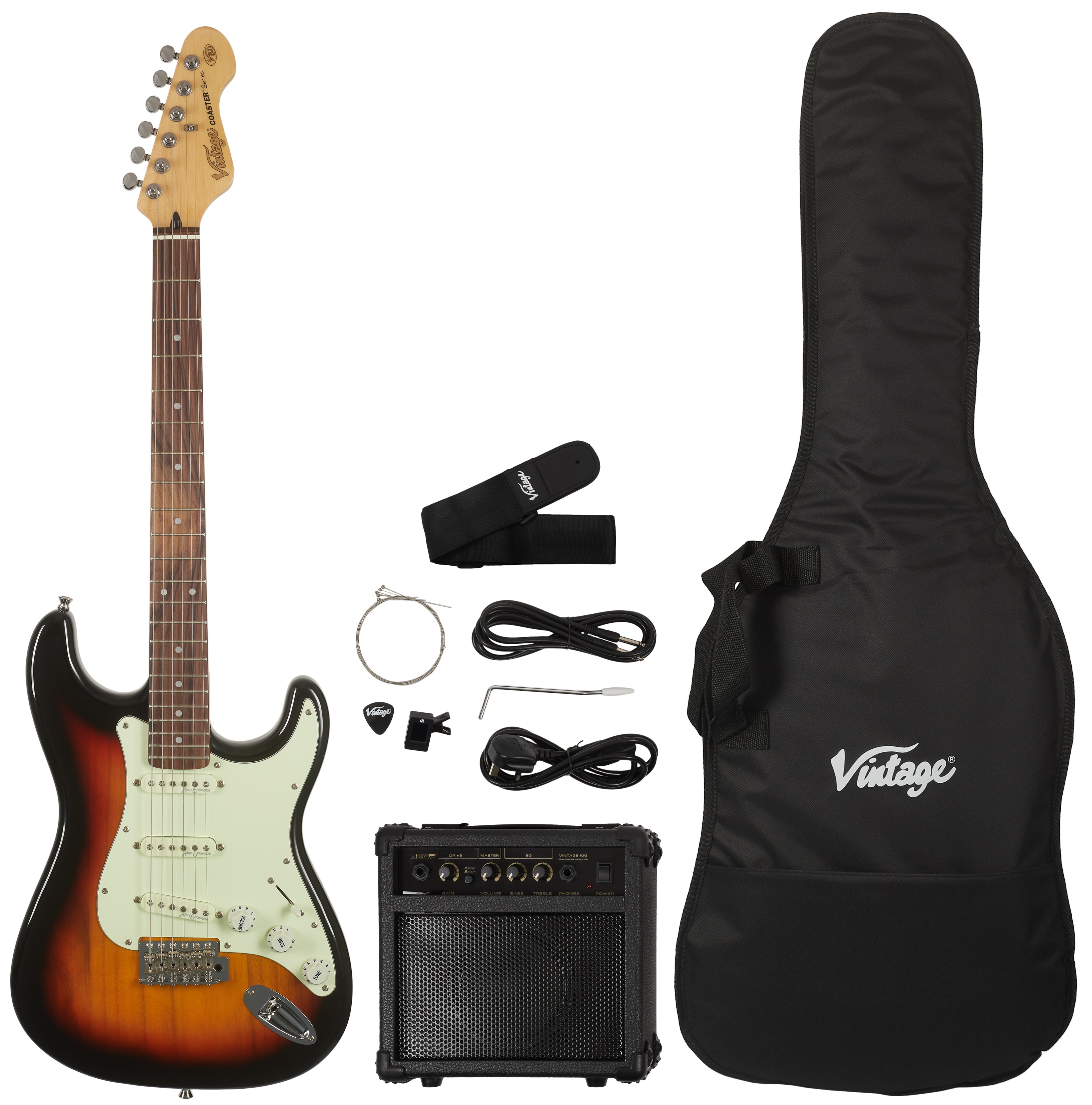 Levně Vintage V60 Coaster Electric Guitar Pack 3TS