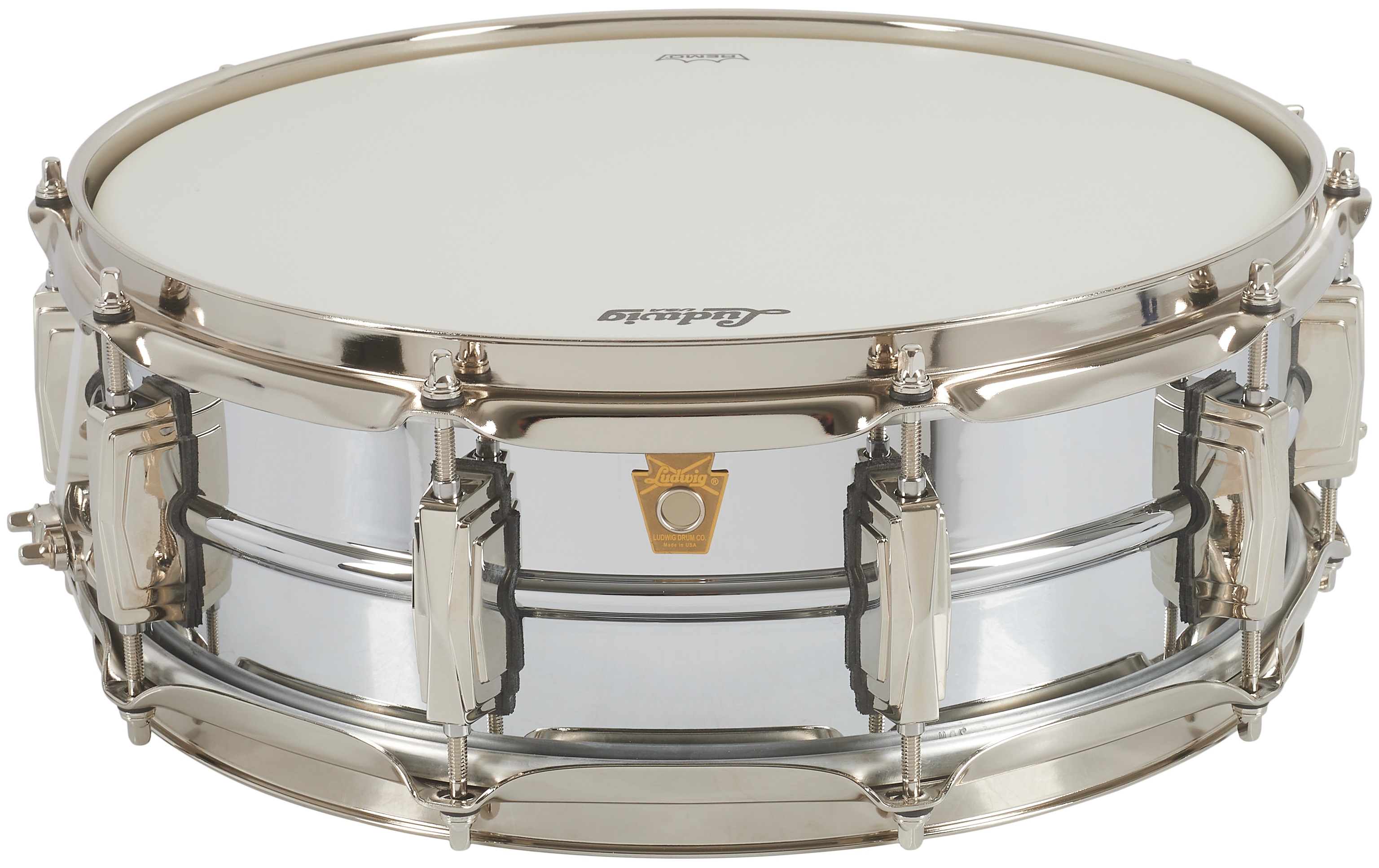 Levně Ludwig 14" x 5" Super Series Chrome Over Brass LB400BN