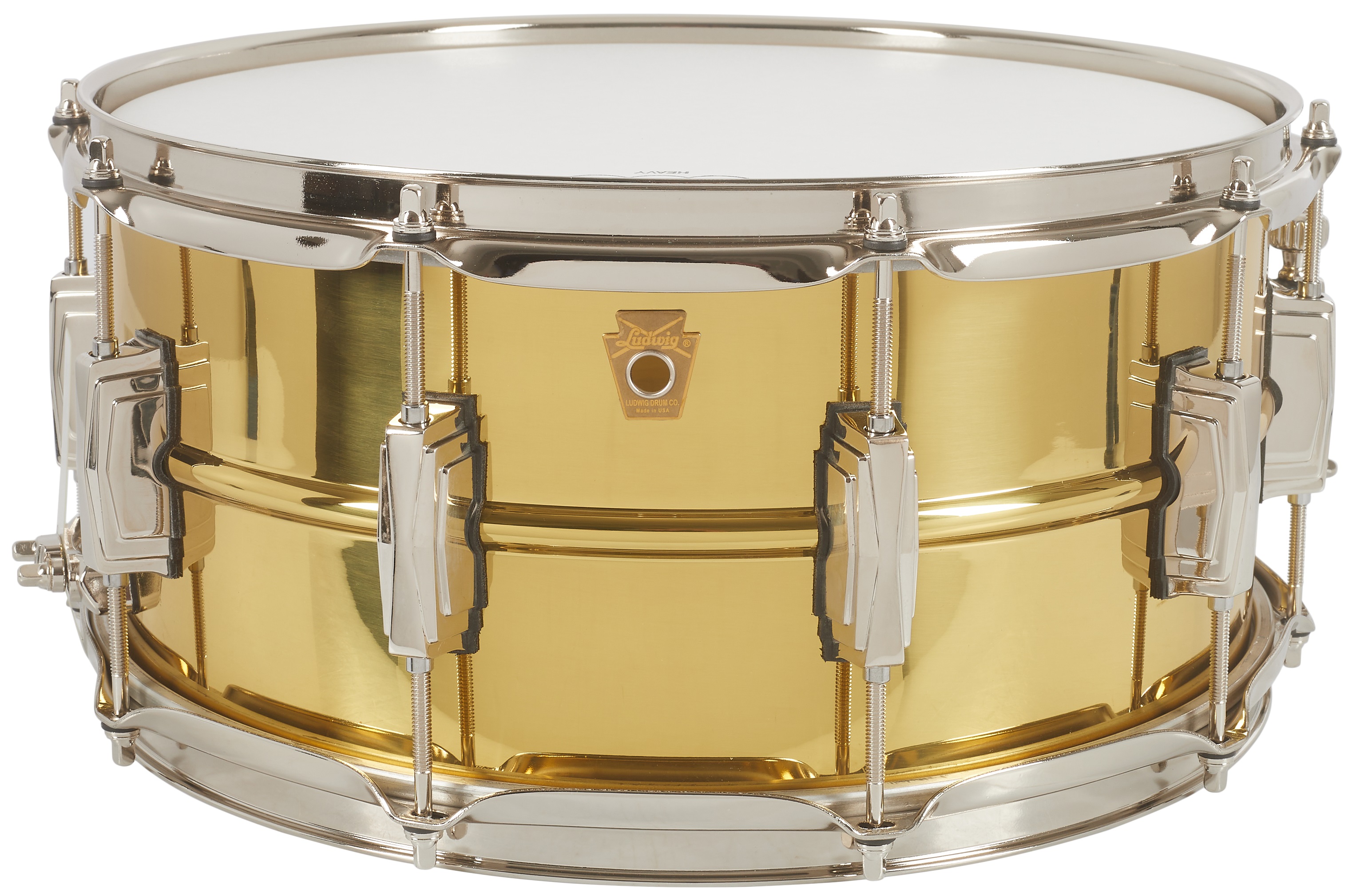 Levně Ludwig 14" x 6,5" Super Brass LB403