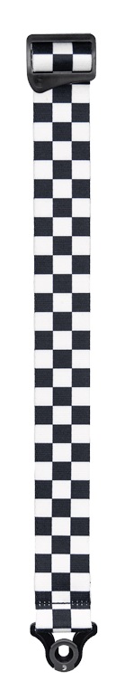 D'Addario Auto Lock Guitar Strap Skater Checkerboard (obrázek 3)