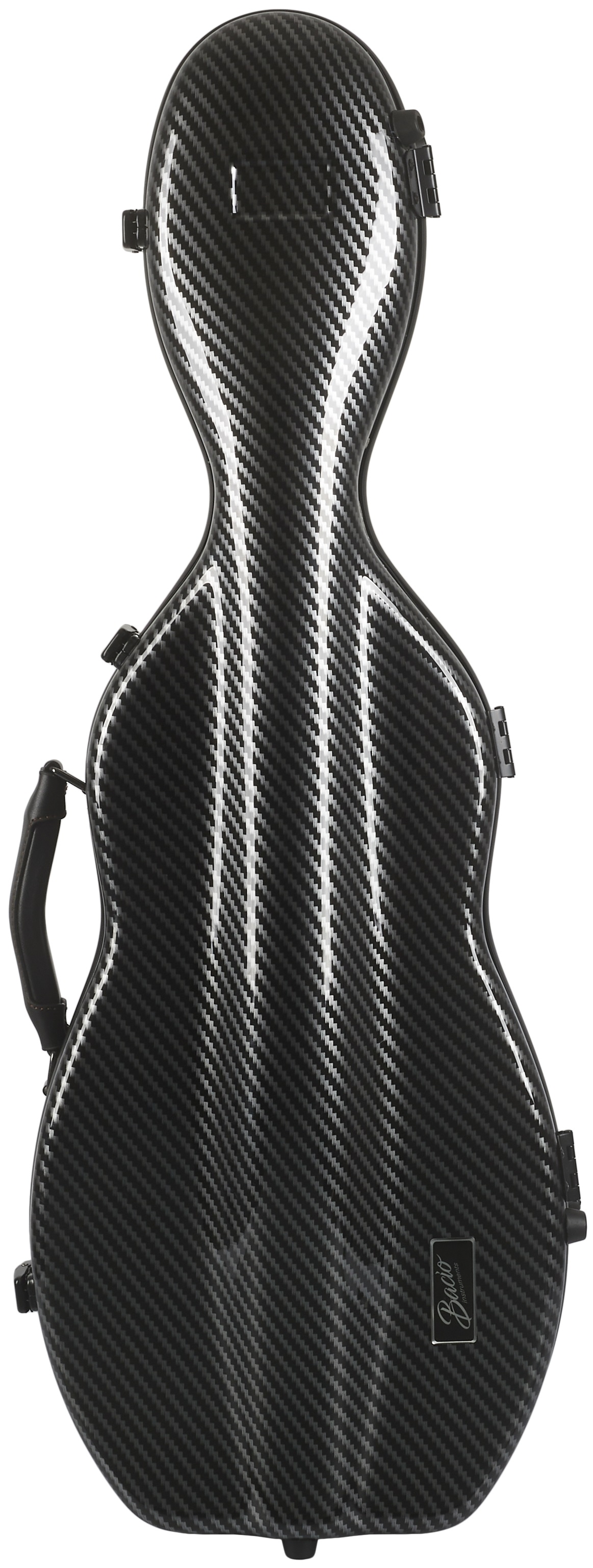 Levně Bacio Instruments Fiberglass Violin Case Cello Style BK