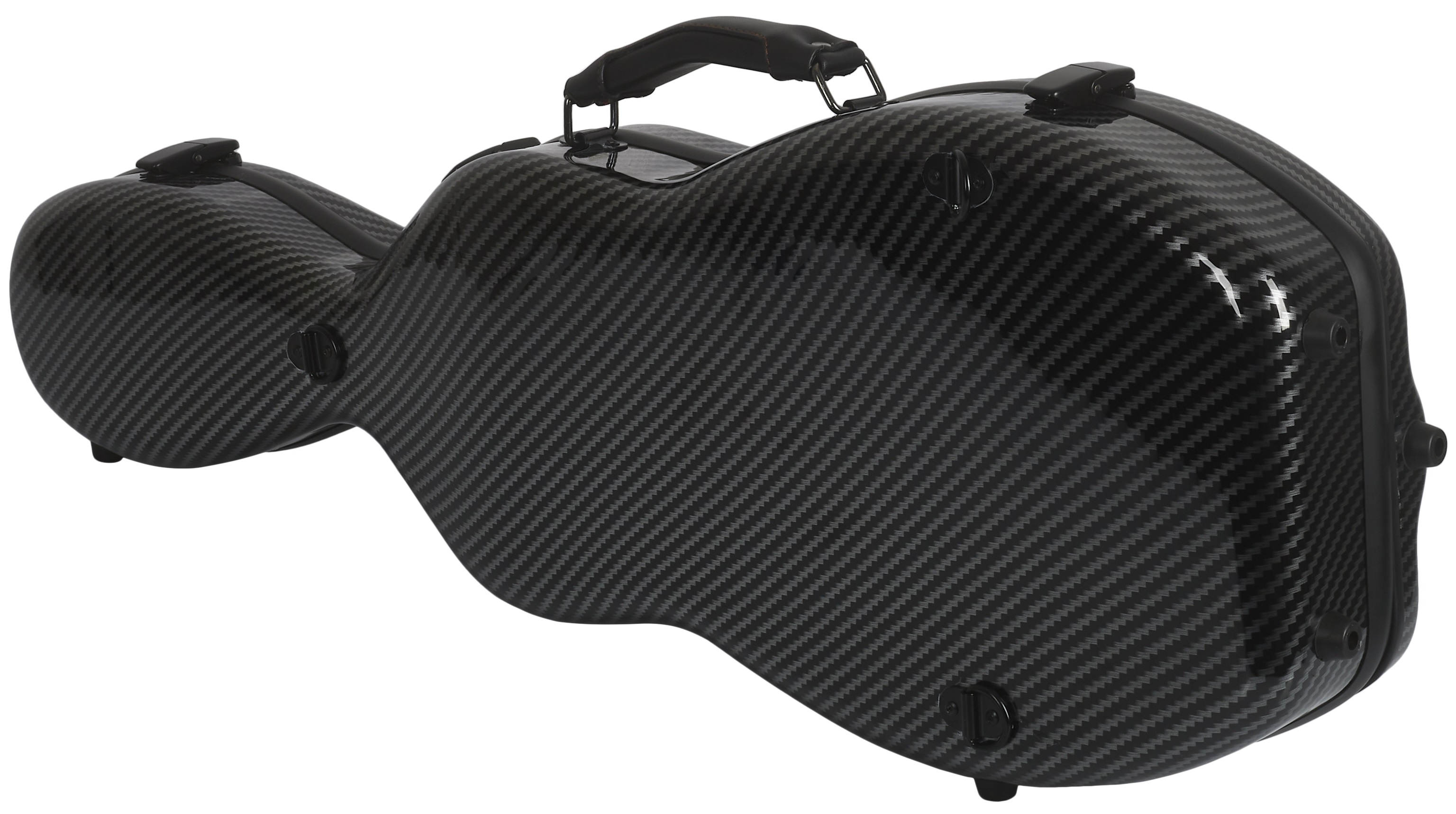 Bacio Instruments Fiberglass Violin Case Cello Style BK (obrázek 5)