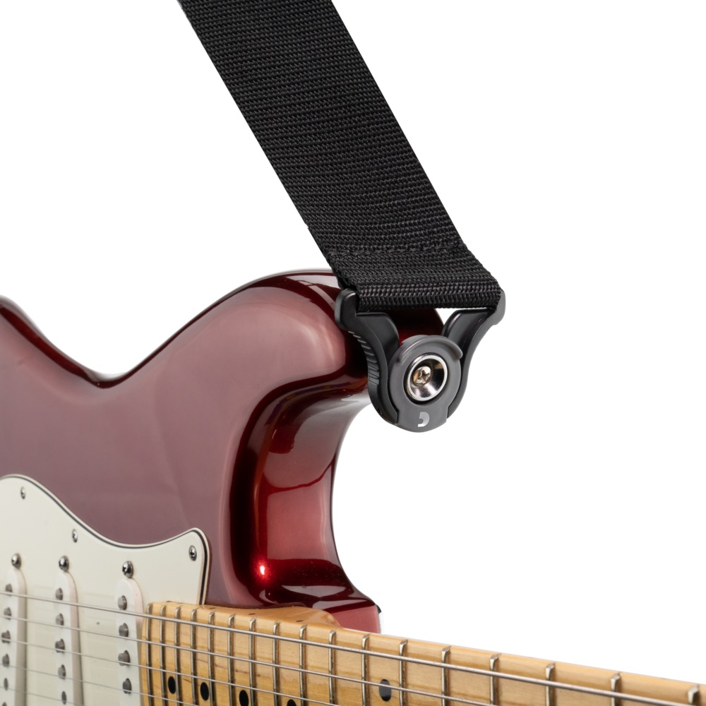 D'Addario Auto Lock Polypro Guitar Strap Black (obrázek 4)