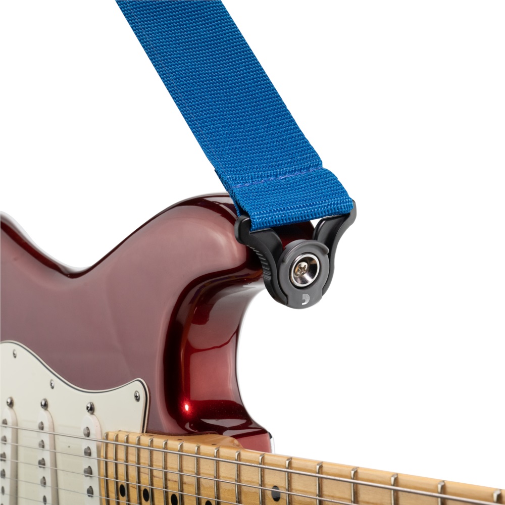 D'Addario Auto Lock Polypro Guitar Strap Blue (obrázek 4)