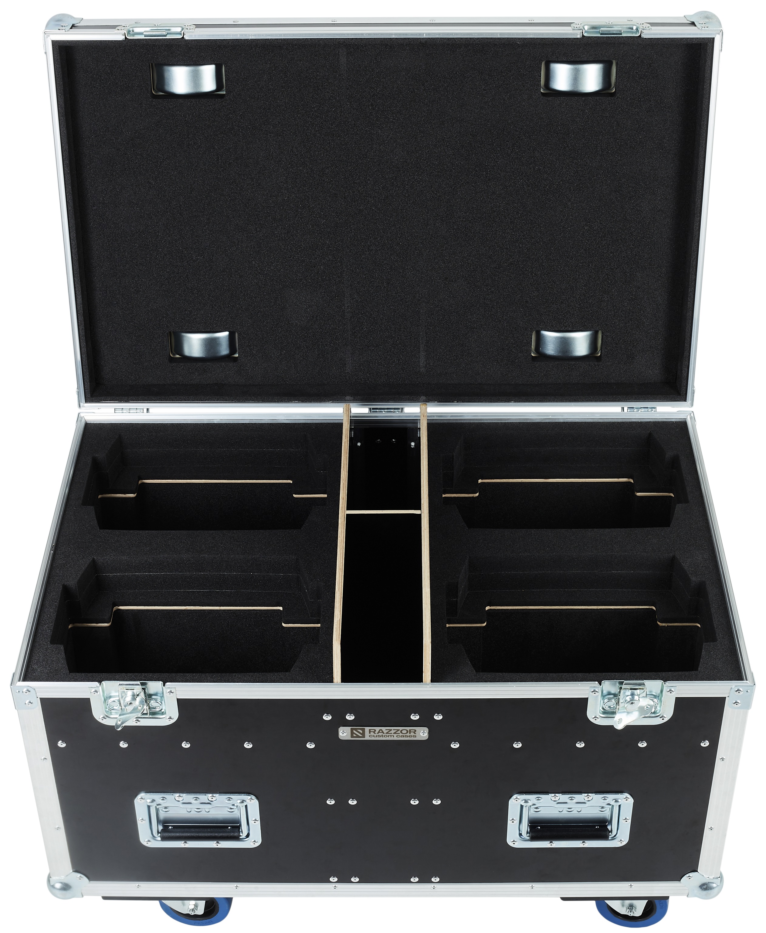 Razzor Cases Case pro 4x ADJ Inno Color Beam Z19, s kolečky (obrázek 5)