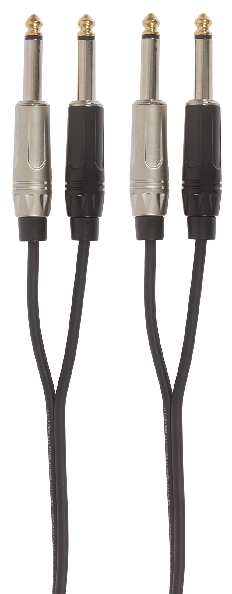 Bespeco ROCKIT Stereo Cable 2x Jack Mono - 2x Jack Mono 3 m (obrázek 3)