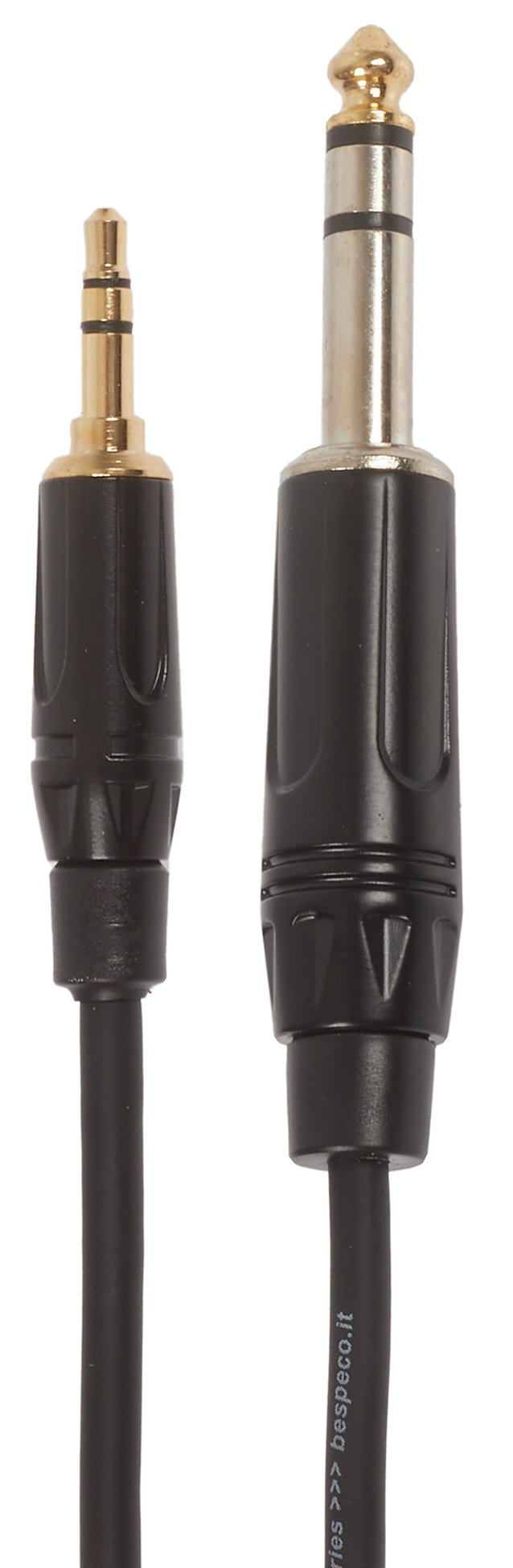 Bespeco ROCKIT Stereo Cable Jack 3,5 TRS - Jack TRS 1,5 m (obrázek 3)