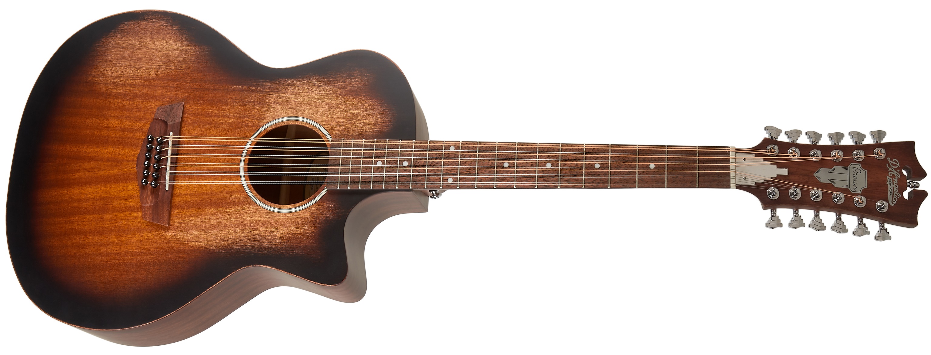 Levně D'Angelico Fulton LS Grand Auditorium 12-String CE Aged Mahogany