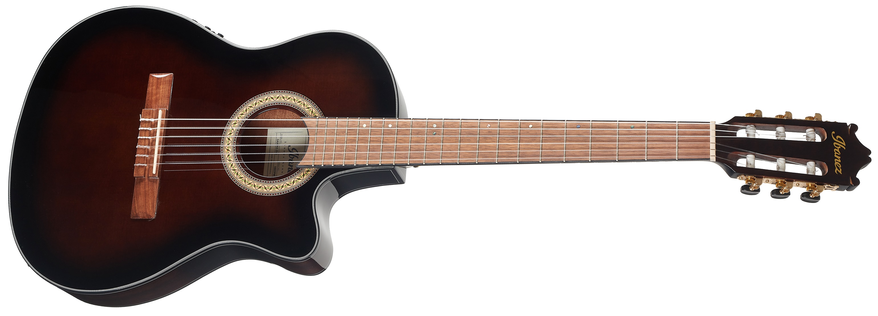 Levně Ibanez GA35TCE Dark Violin Sunburst