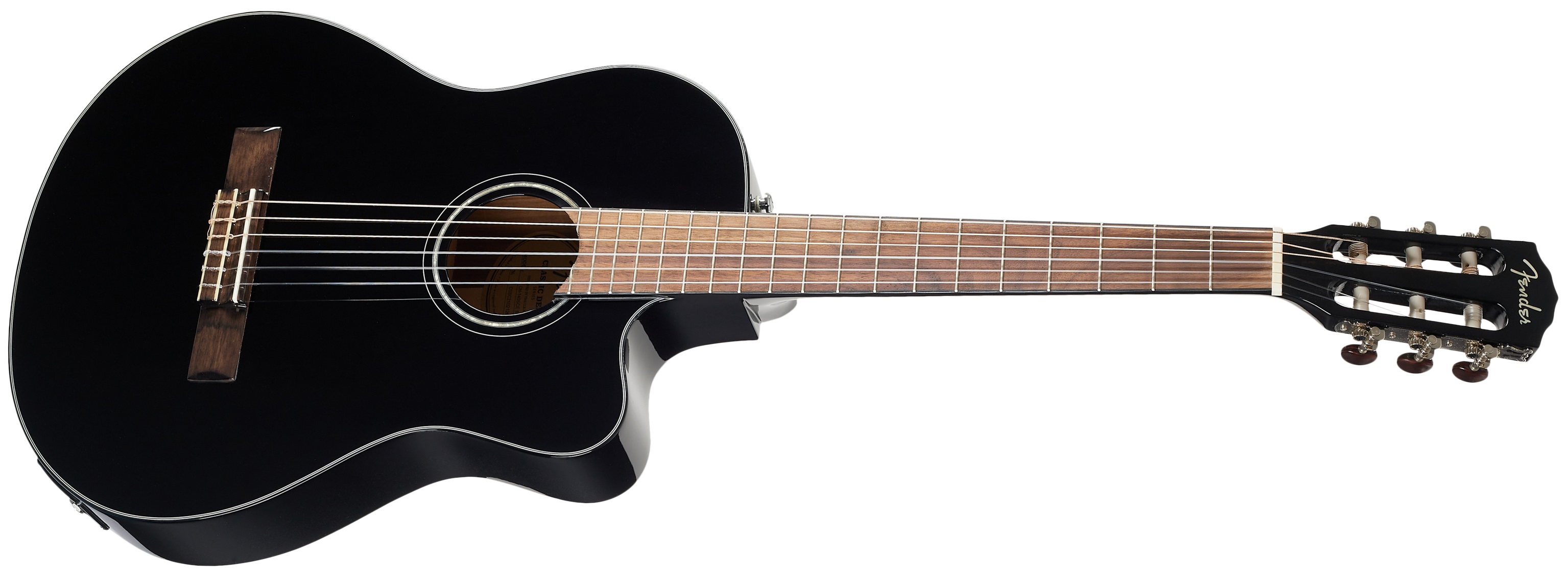 Levně Fender CN-140SCE Nylon WN BK