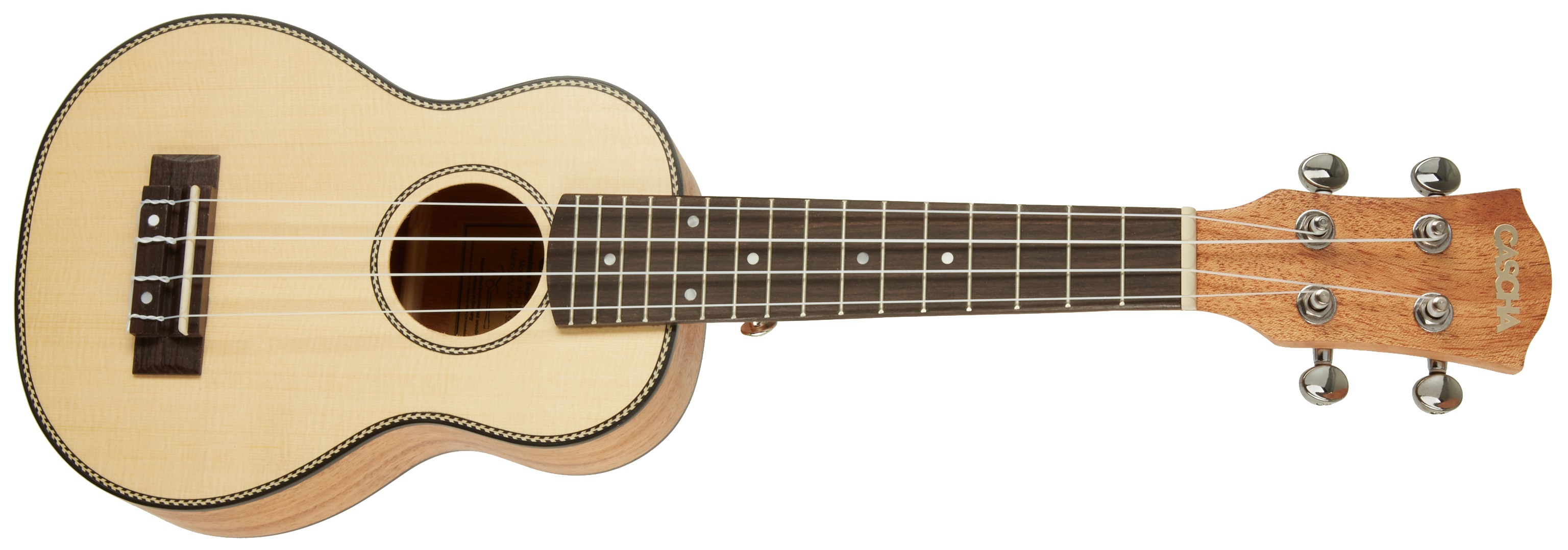 Cascha HH 2148 Soprano Mahogany Ukulele Set (rozbalené)