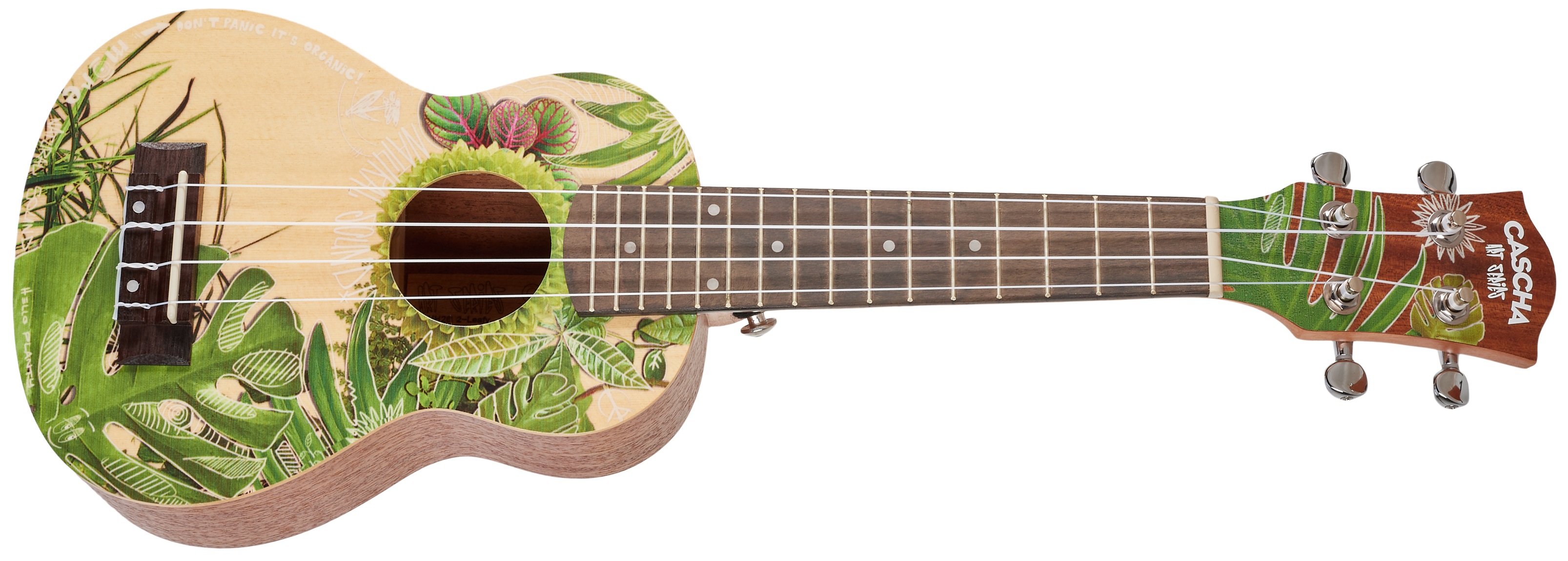 Levně Cascha Soprano Ukulele Leafy (poškozené)