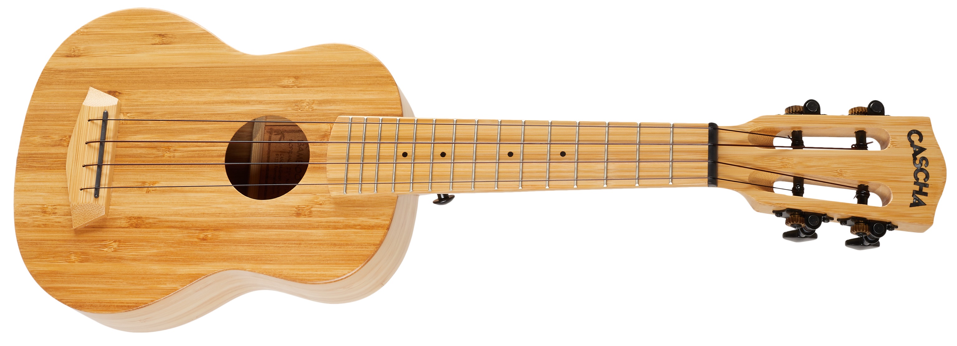 Levně Cascha Soprano Ukulele Bamboo Natural
