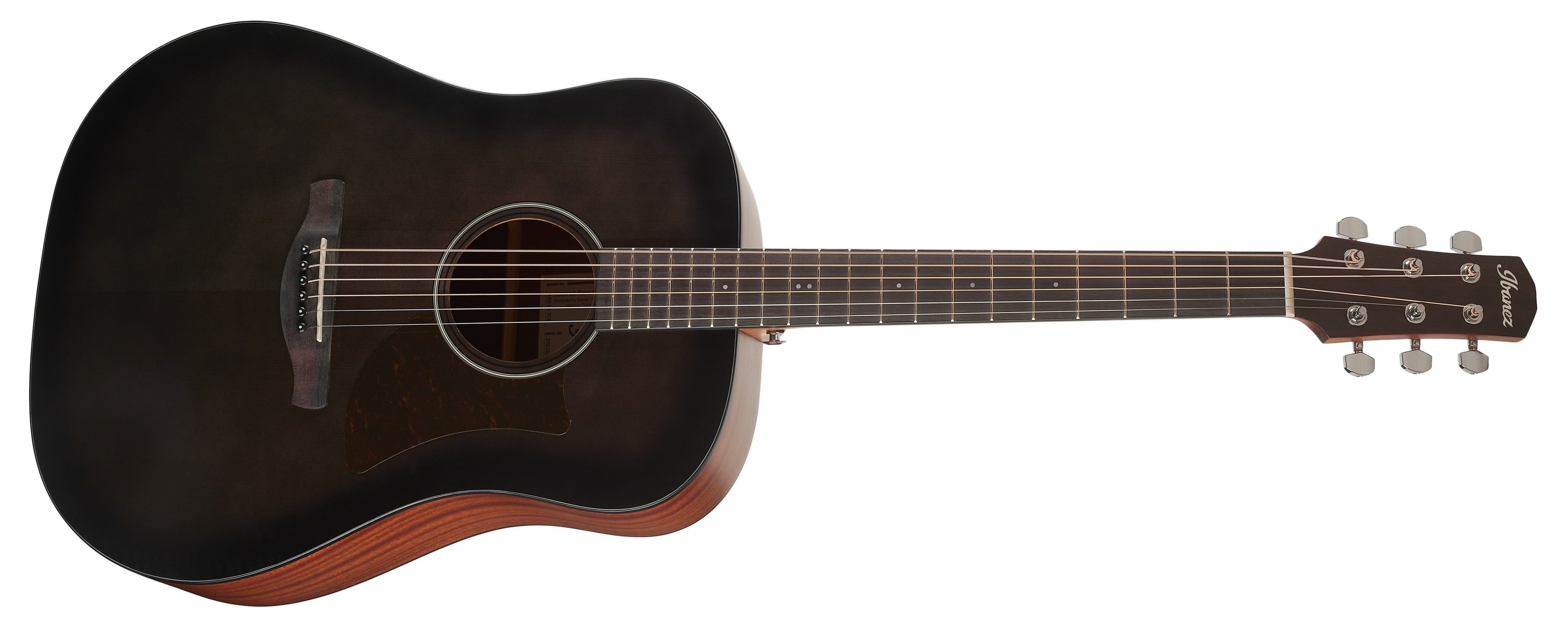 Levně Ibanez AAD50 Transparent Charcoal Burst
