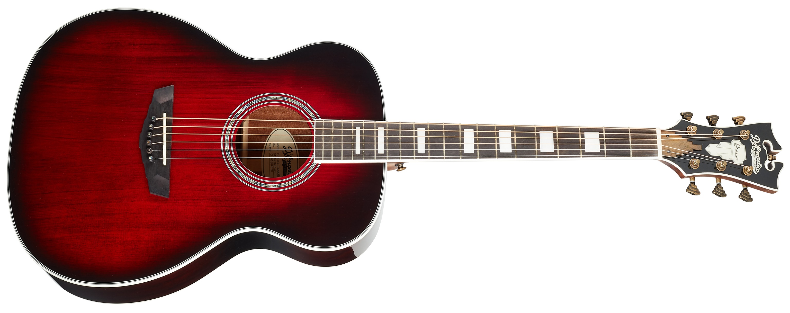 Levně D'Angelico Premier Tammany Trans Black Cherry Burst