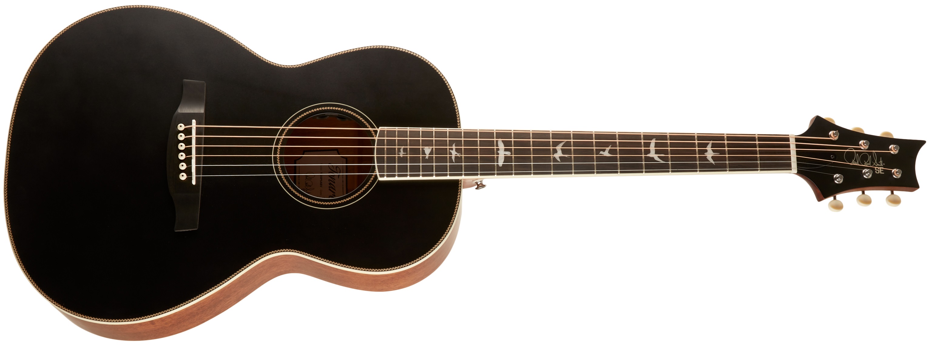 PRS SE Parlor PP20EPSA Black Top