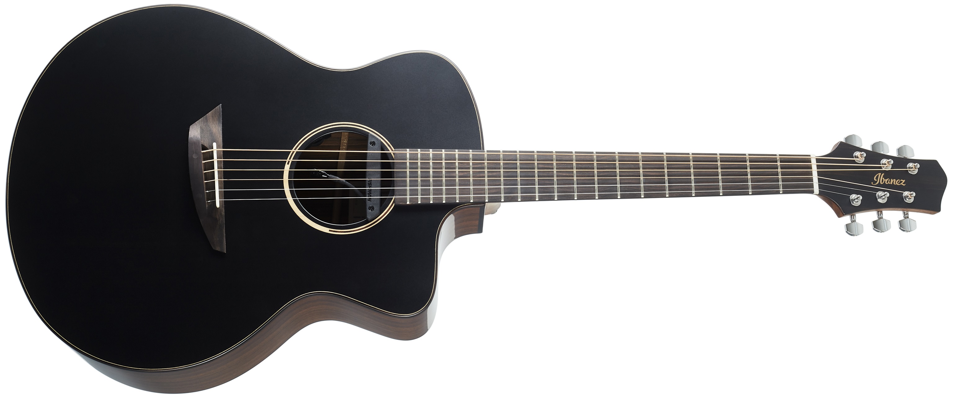 Ibanez JGM5N Black Top, Natural Back and Sides