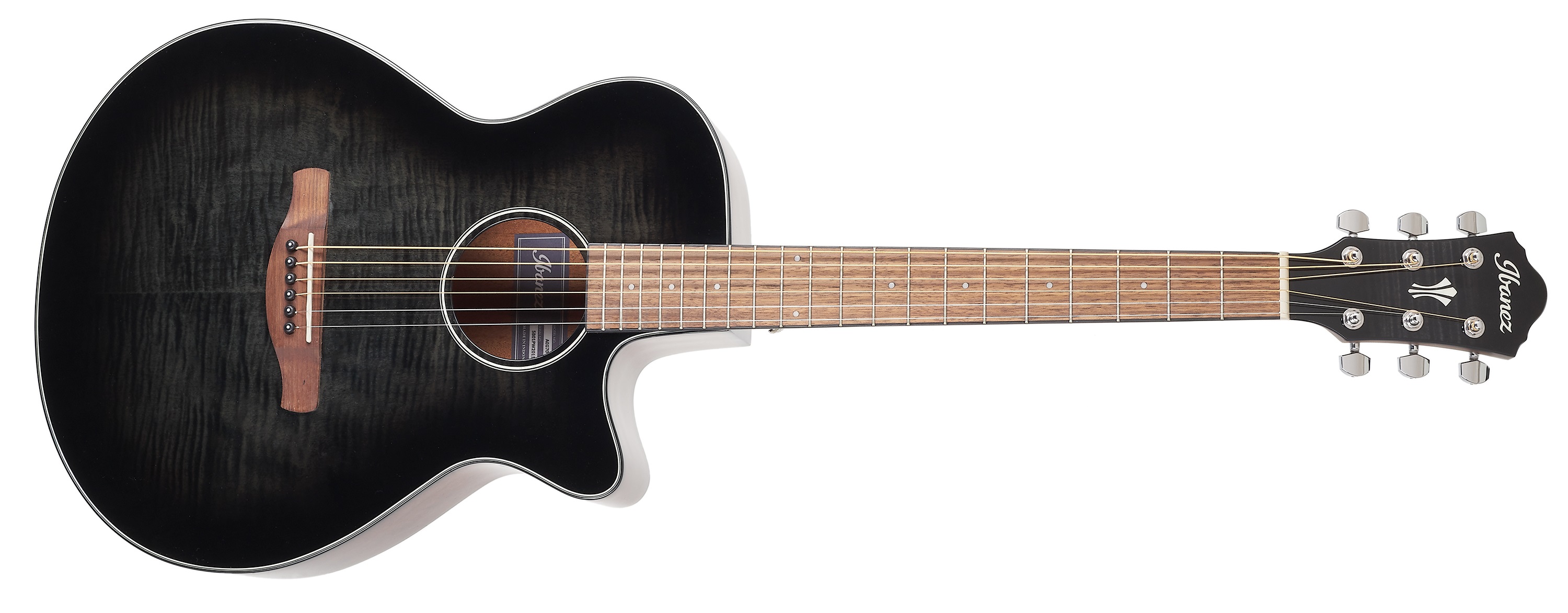 Levně Ibanez AEG70 Transparent Charcoal Burst