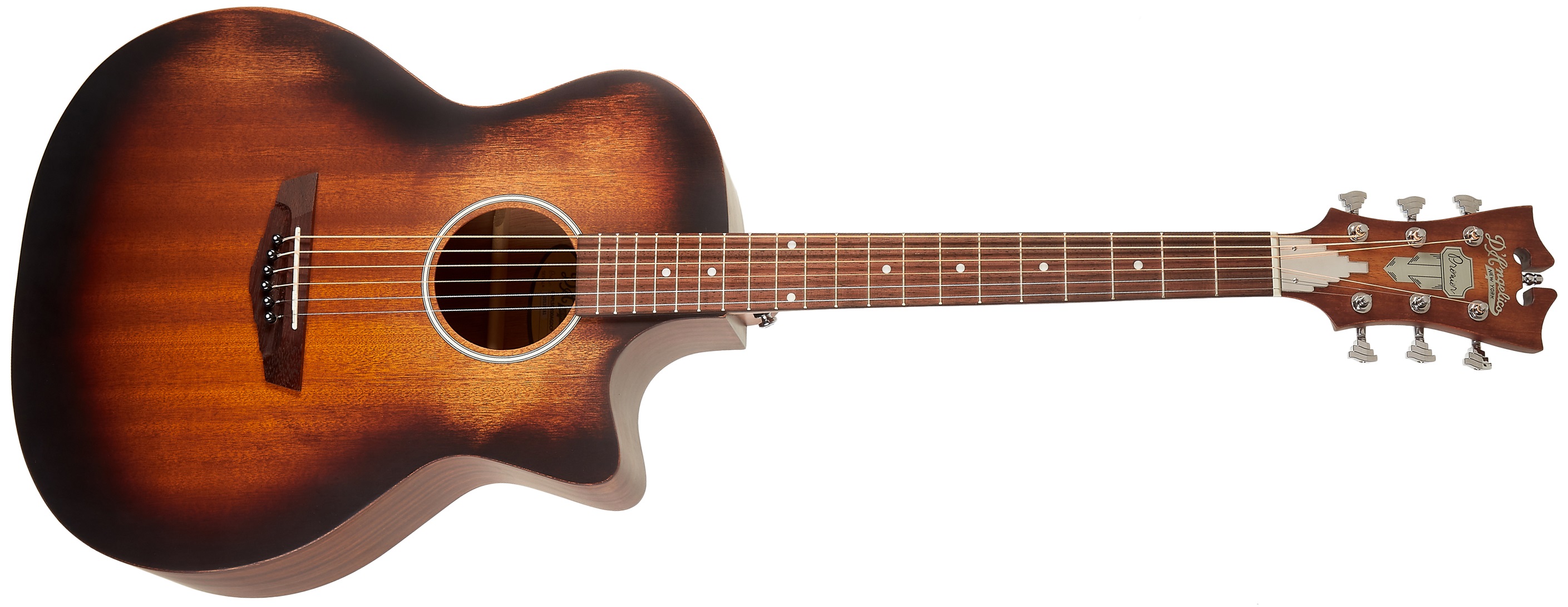 Levně D'Angelico Gramercy LS Grand Auditorium CE Aged Mahogany