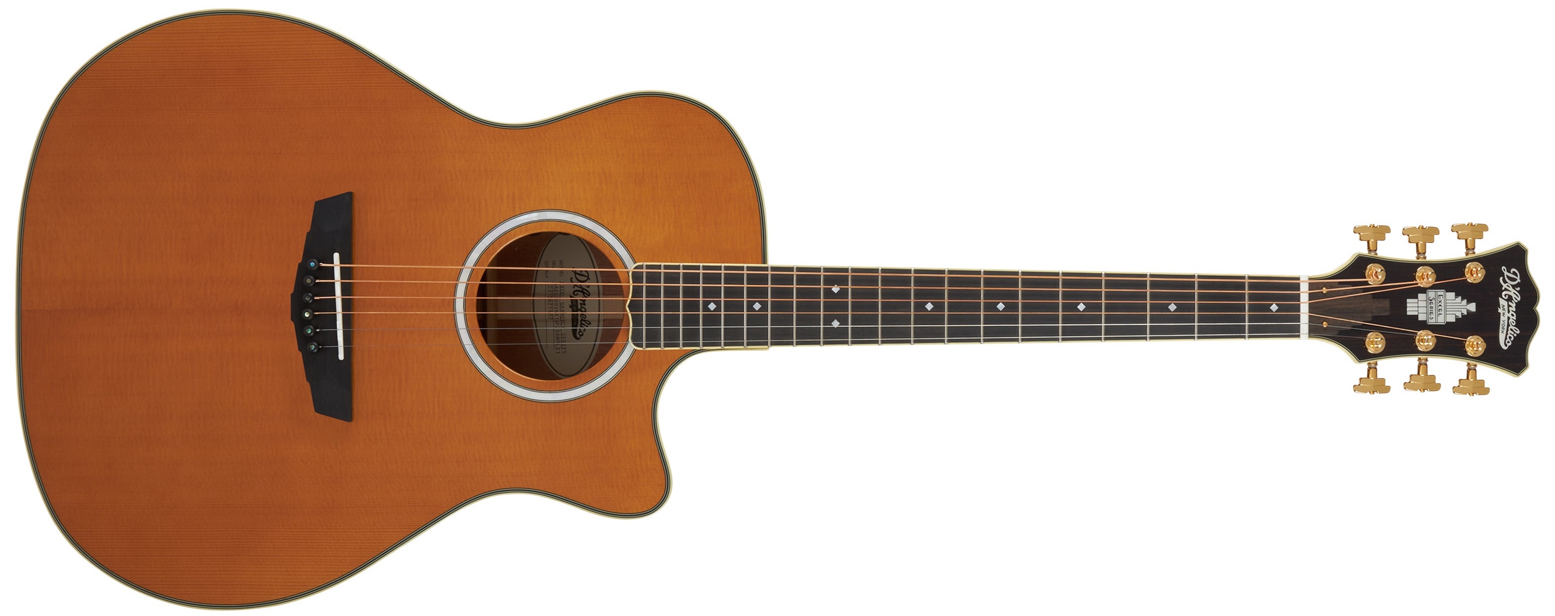 Levně D'Angelico Gramercy Grand Auditorium CE Vintage Natural