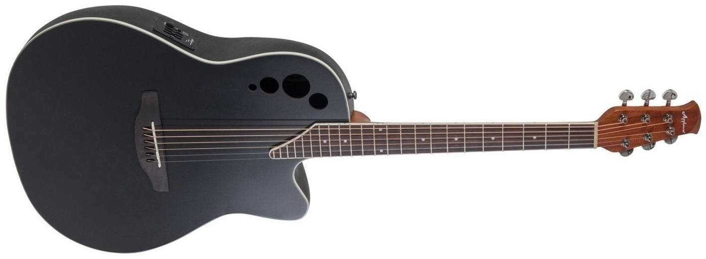 Levně Applause AE44II Mid Cutaway Black Satin