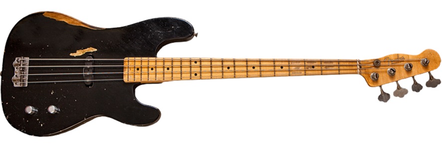 Levně Fender Custom Shop Dusty Hill Precision Bass BK