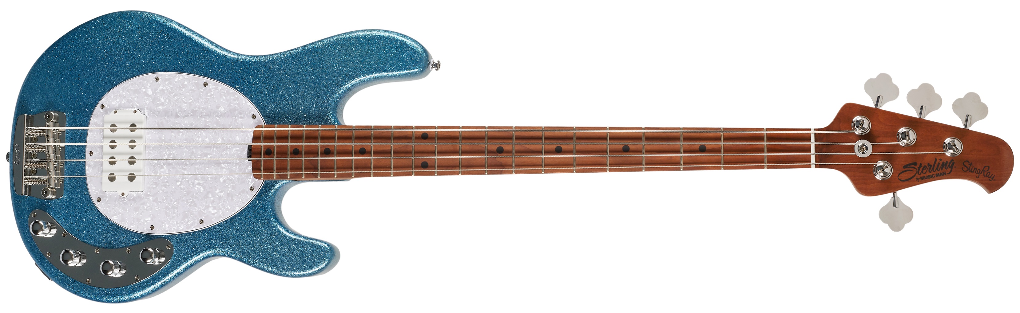 Sterling by Music Man StingRay MN Blue Sparkle