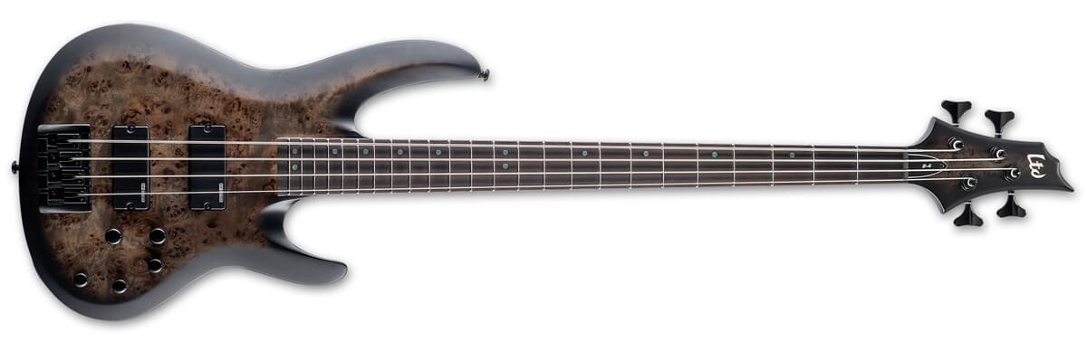ESP LTD LTD B-4E BP CHARCOAL BURST SATIN