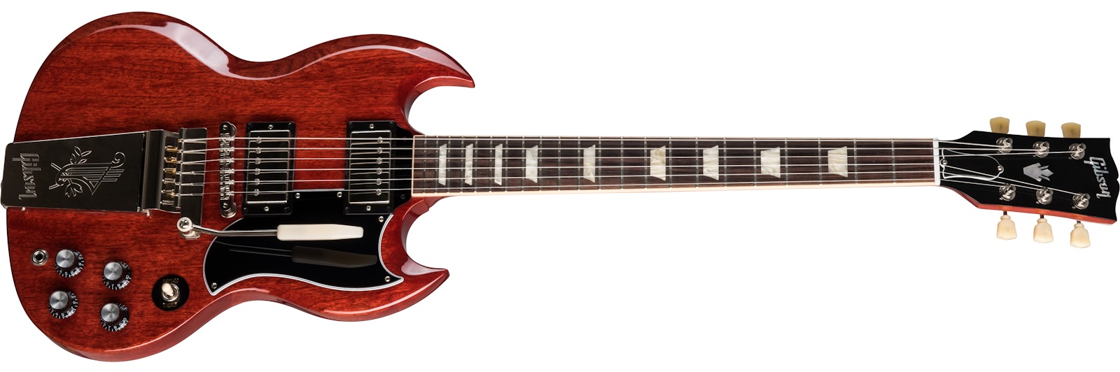 Levně Gibson SG Standard 61 Maestro Vibrola Vintage Cherry
