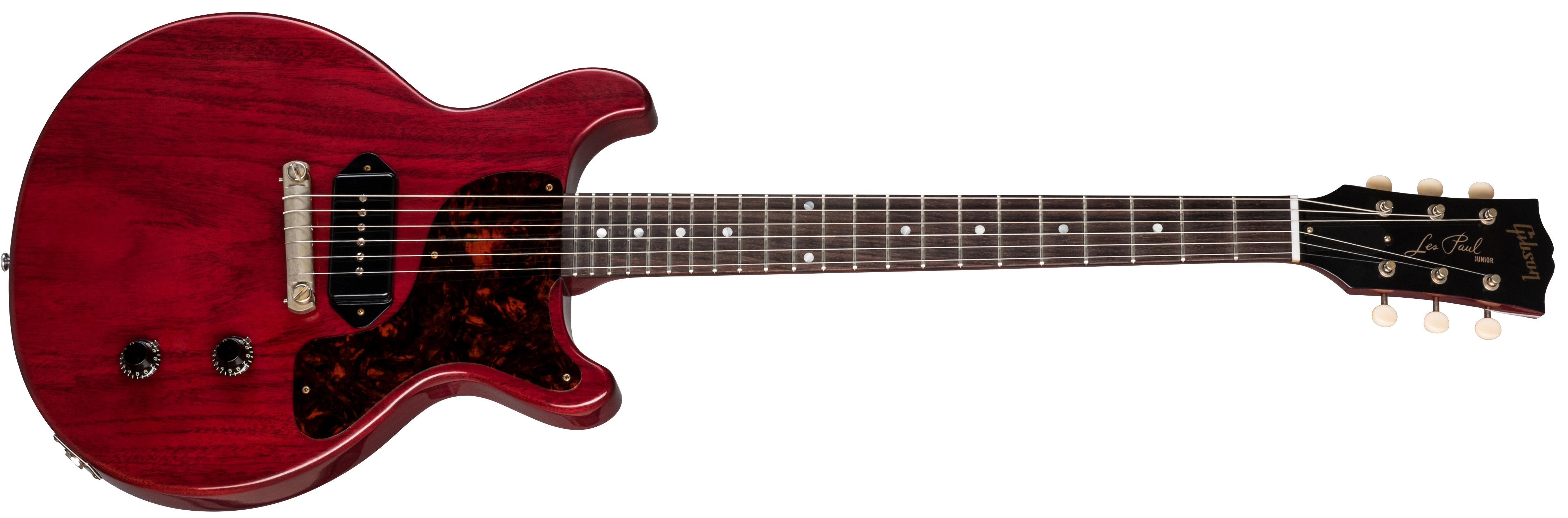 Levně Gibson Custom 1958 Les Paul Junior Double Cut Reissue VOS Cherry Red