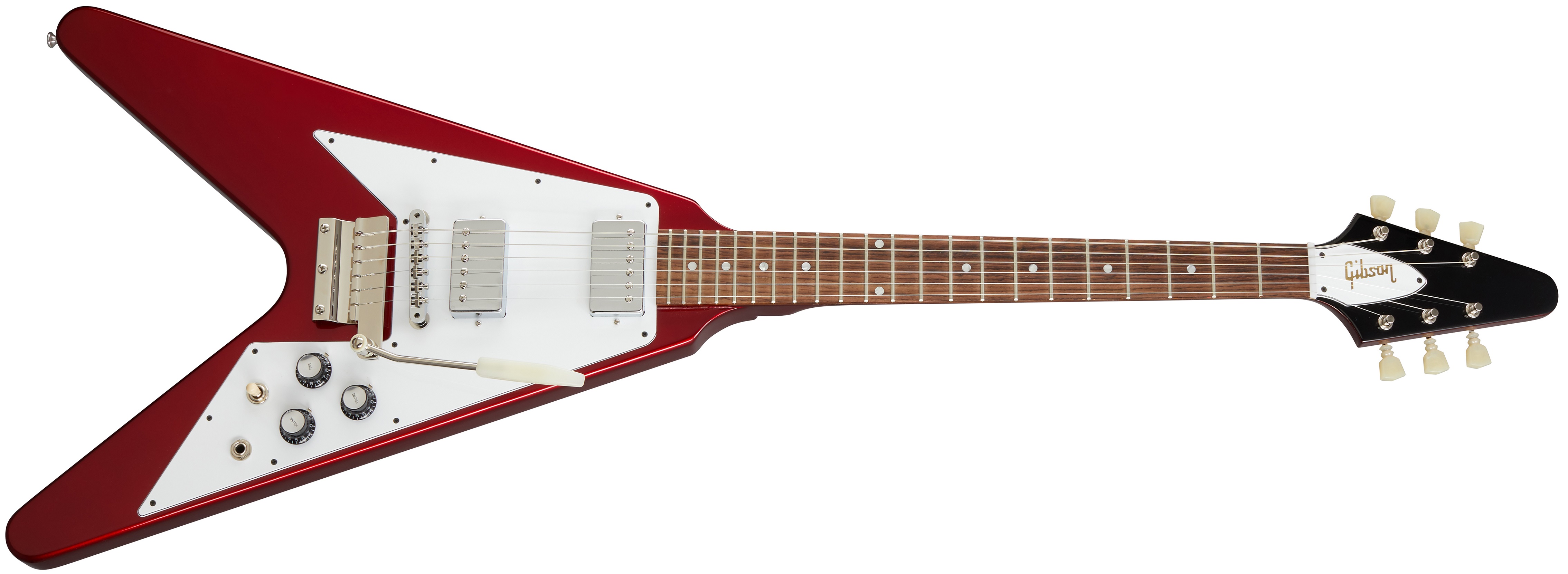 Levně Gibson Custom 1967 Mahogany Flying V Reissue w/ Maestro Vibrola Gloss