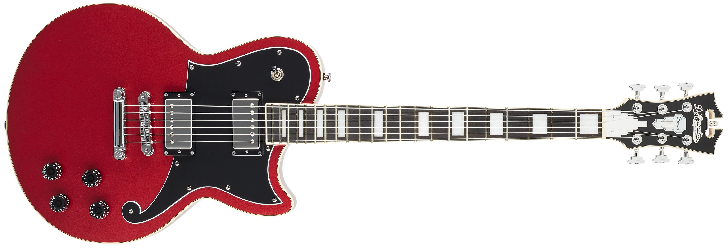 Levně D'Angelico Single Cutaway Solid Body Oxblood