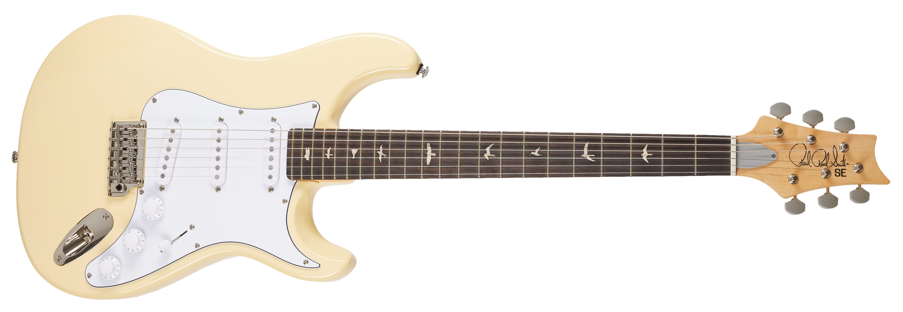 PRS SE Silver Sky RW Moon White
