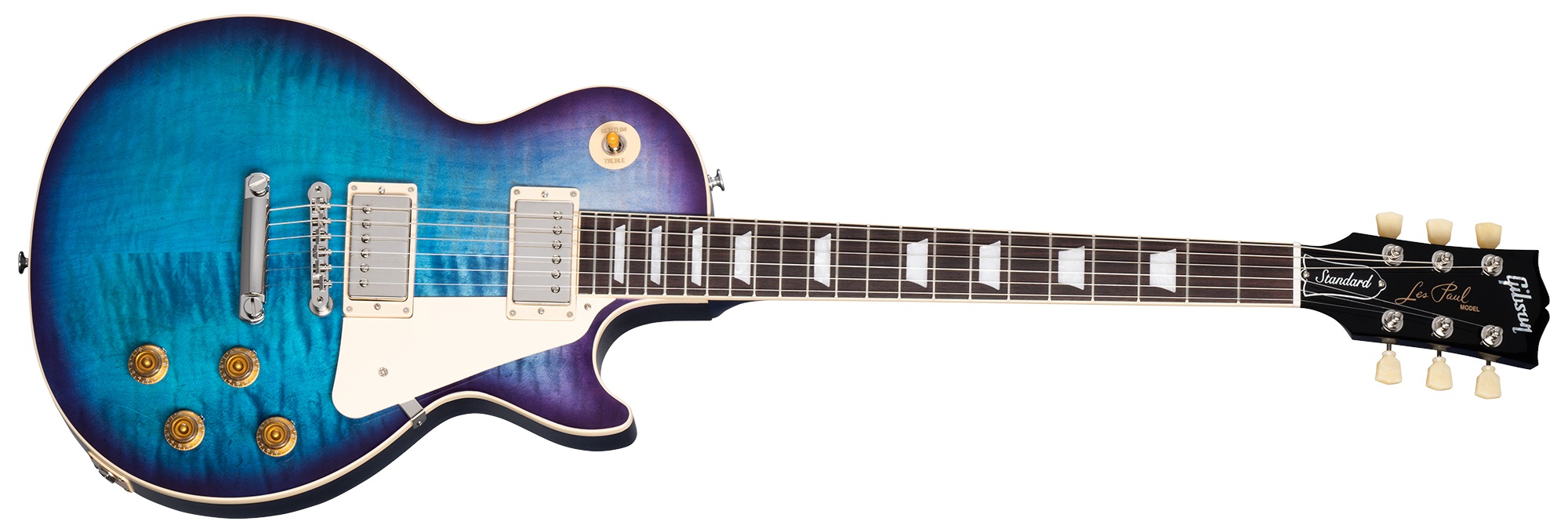 Levně Gibson Les Paul Standard 50s Figured Top Blueberry Burst