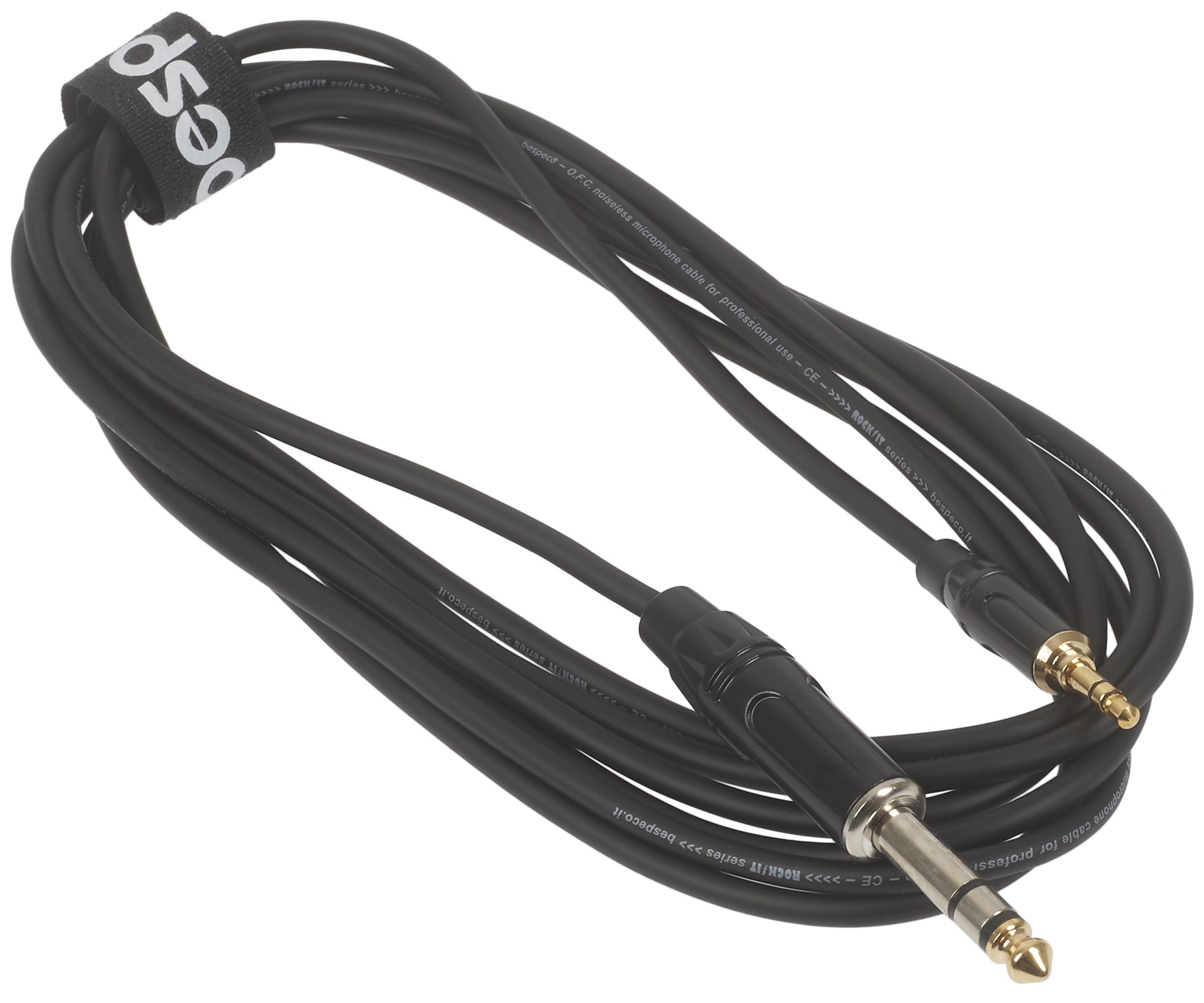 Bespeco ROCKIT Stereo Cable Jack 3,5 TRS - Jack TRS 3 m (obrázek 3)