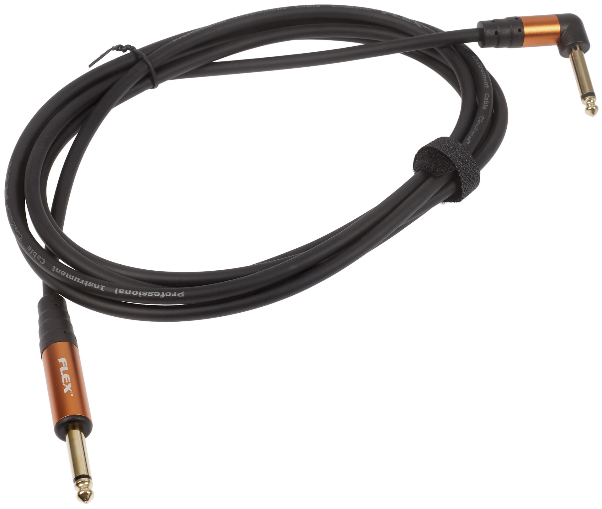 Tanglewood Flex Cable Rubber Black 3 m Angled (obrázek 3)