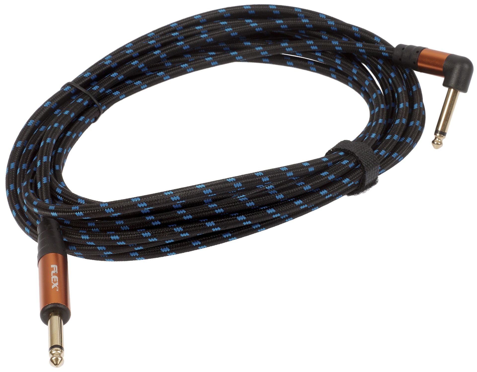 Tanglewood Flex Cable Blue/Black 6 m Angled (obrázek 3)
