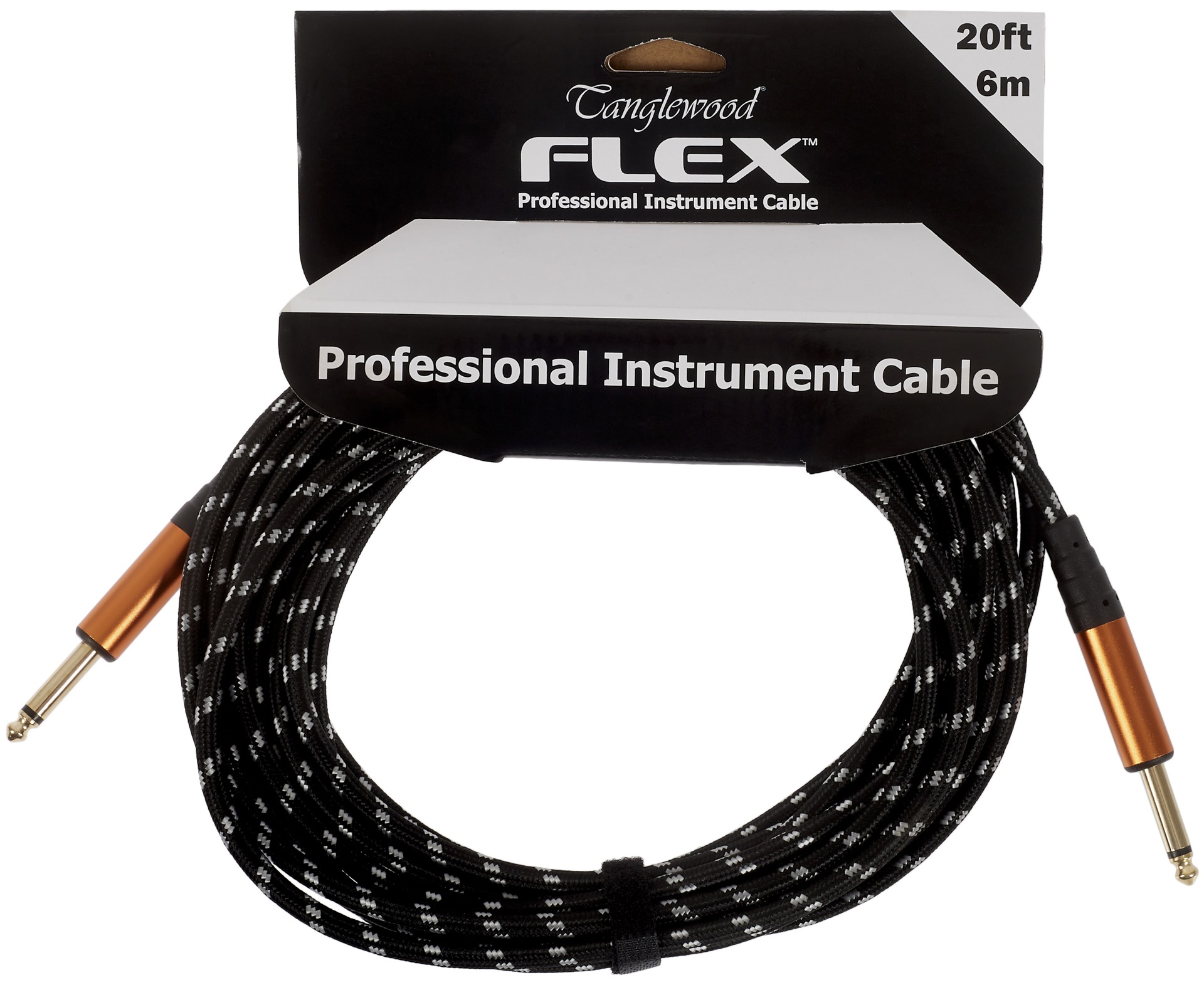 Levně Tanglewood Flex Cable White/Black 6 m
