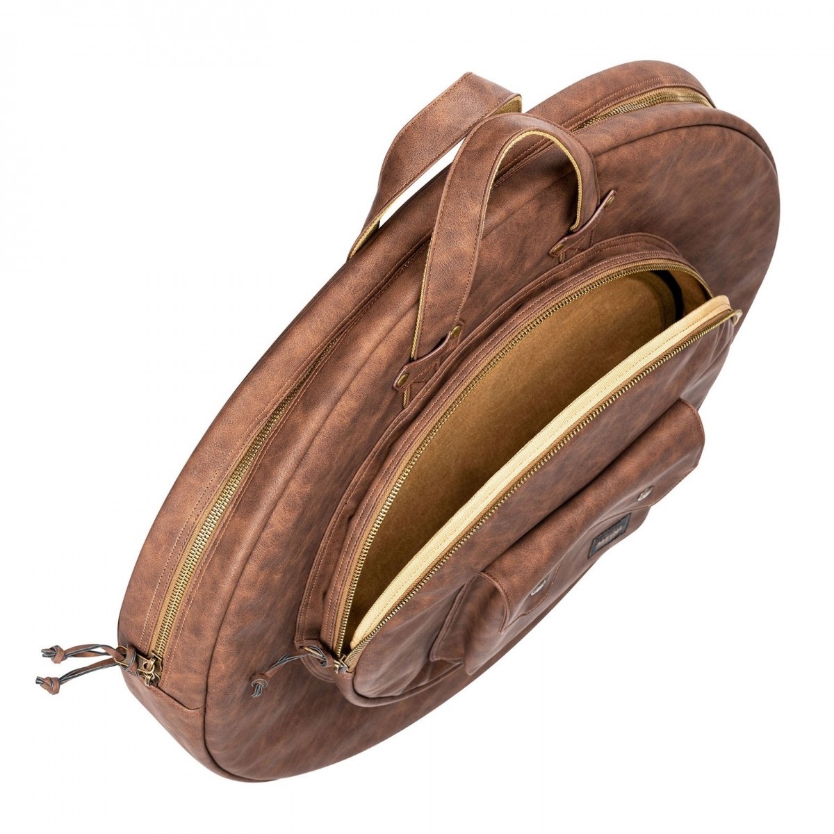 Meinl 22" Vintage Hyde Cymbal Bag, Light Brown (obrázek 3)