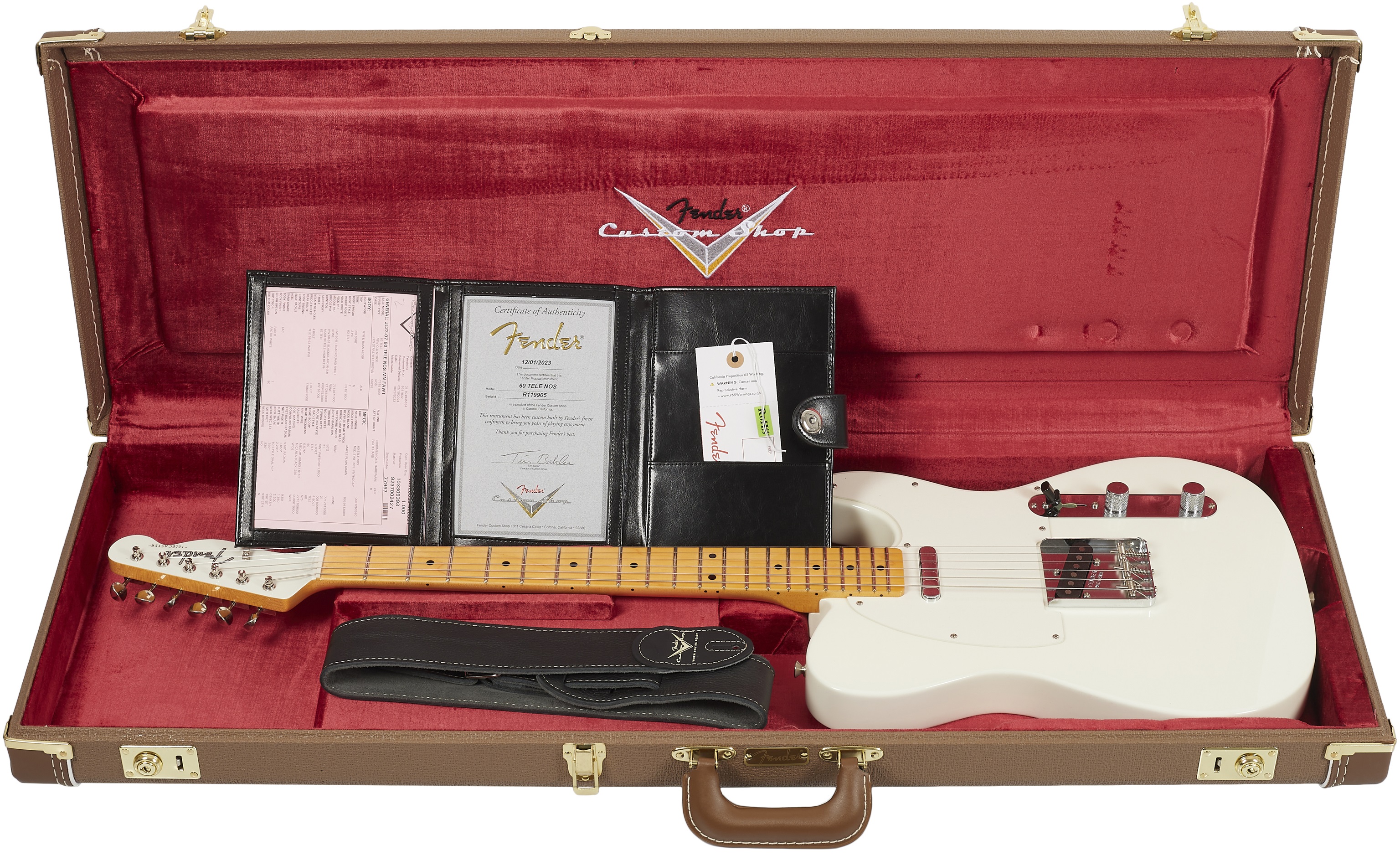 Fender Custom Shop 60 Telecaster NOS FAWT Matching Headstock (obrázek 6)