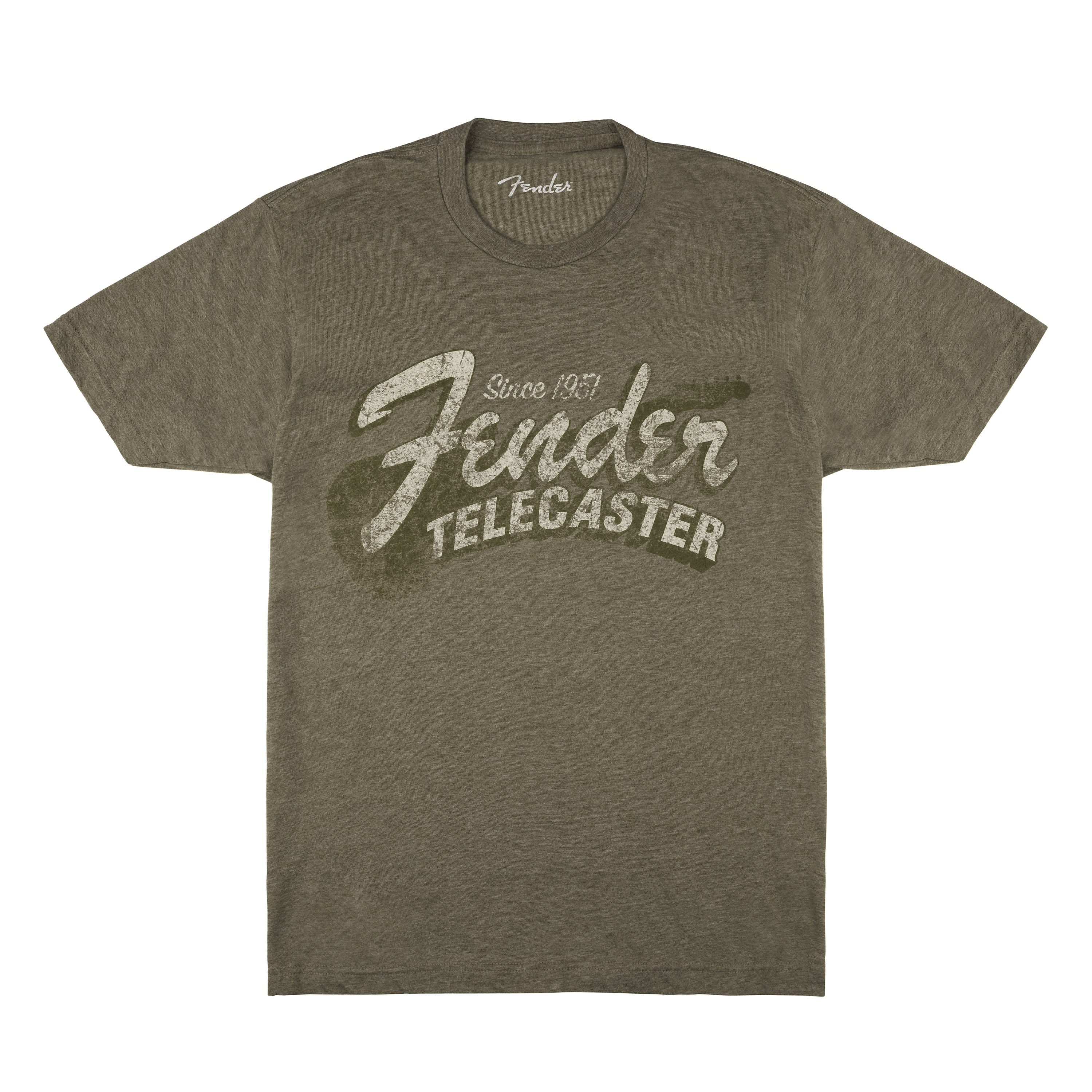 Levně Fender Since 1951 Telecaster T-Shirt Military Heather Green S