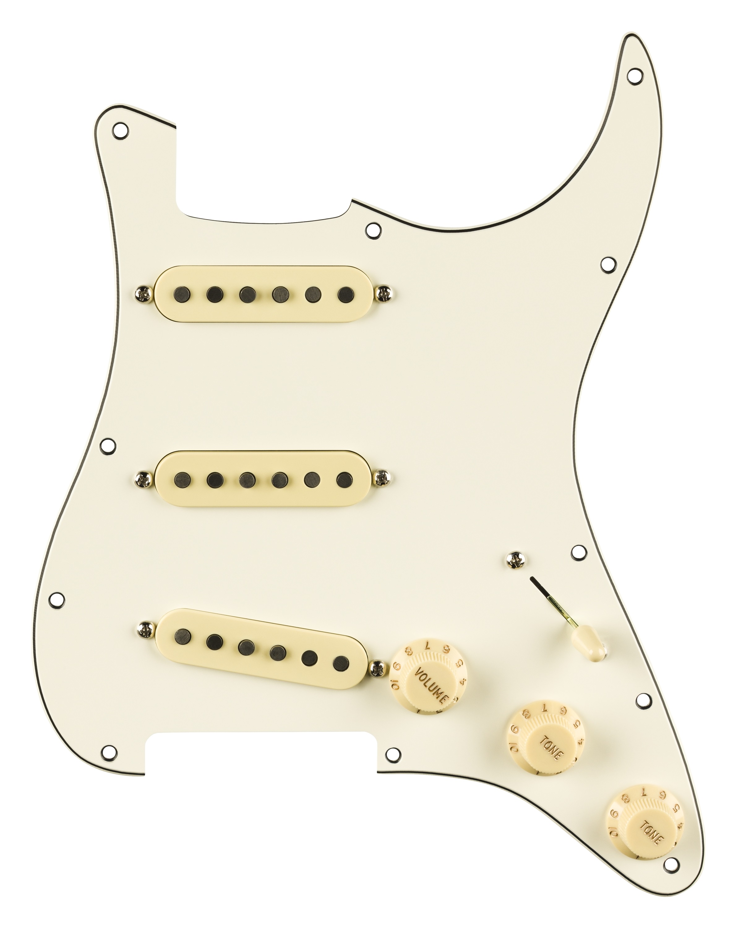 Levně Fender Pre-Wired Strat Pickguard, Pure Vintage '65 w/RWRP Middle, Parc