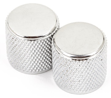 Levně Fender Telecaster/Precision Bass Knobs, Knurled Chrome