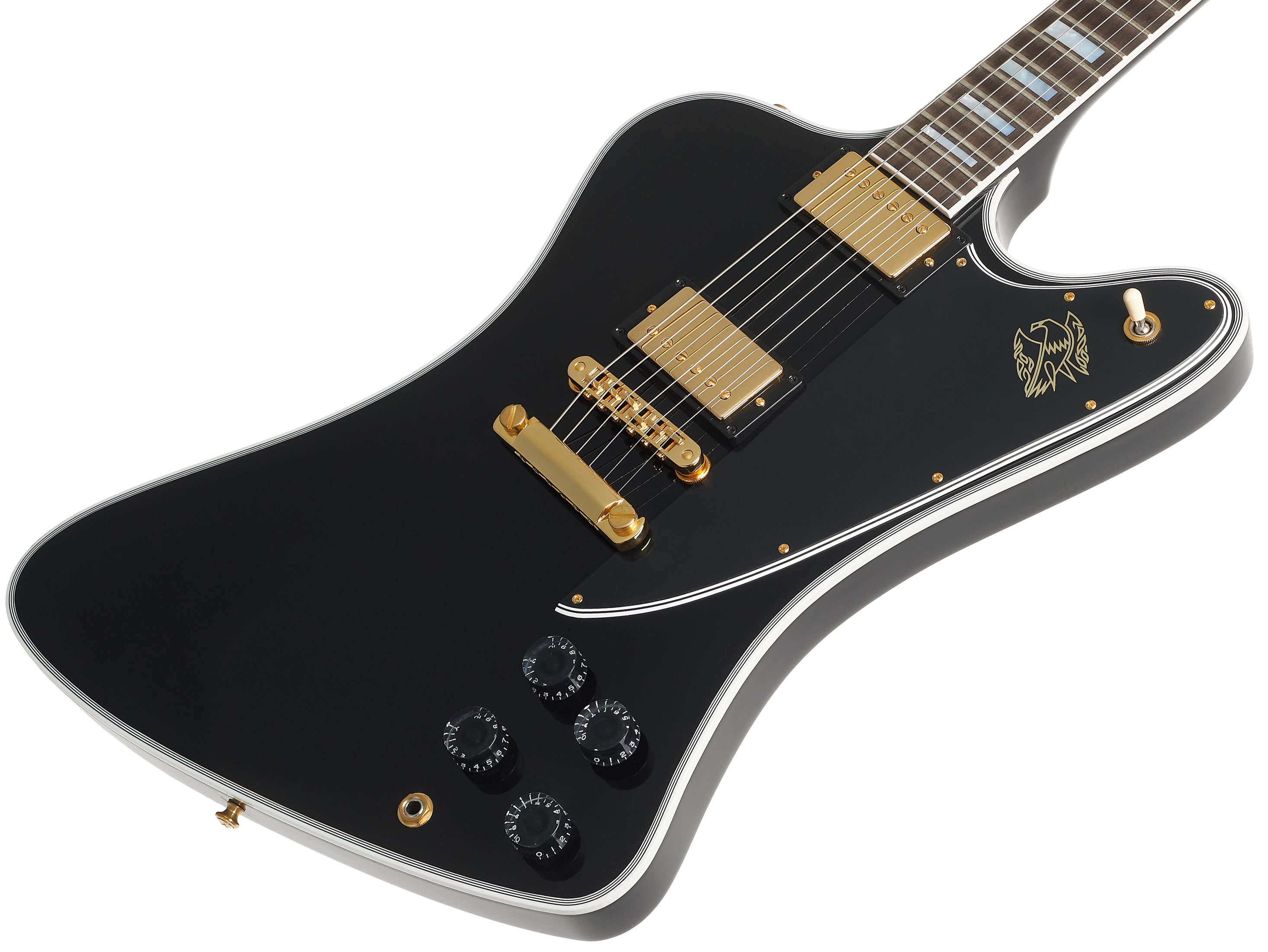 Gibson Custom Firebird Custom w/ Ebony Fingerboard Gloss Ebony (obrázek 3)