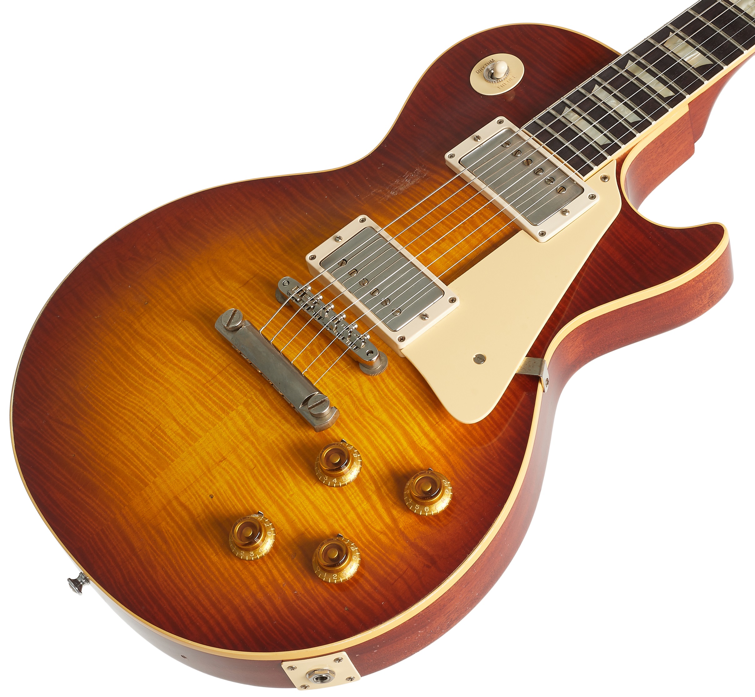 Gibson Custom 1959 Les Paul Standard Reissue Light Aged Cherry Teaburs (obrázek 3)